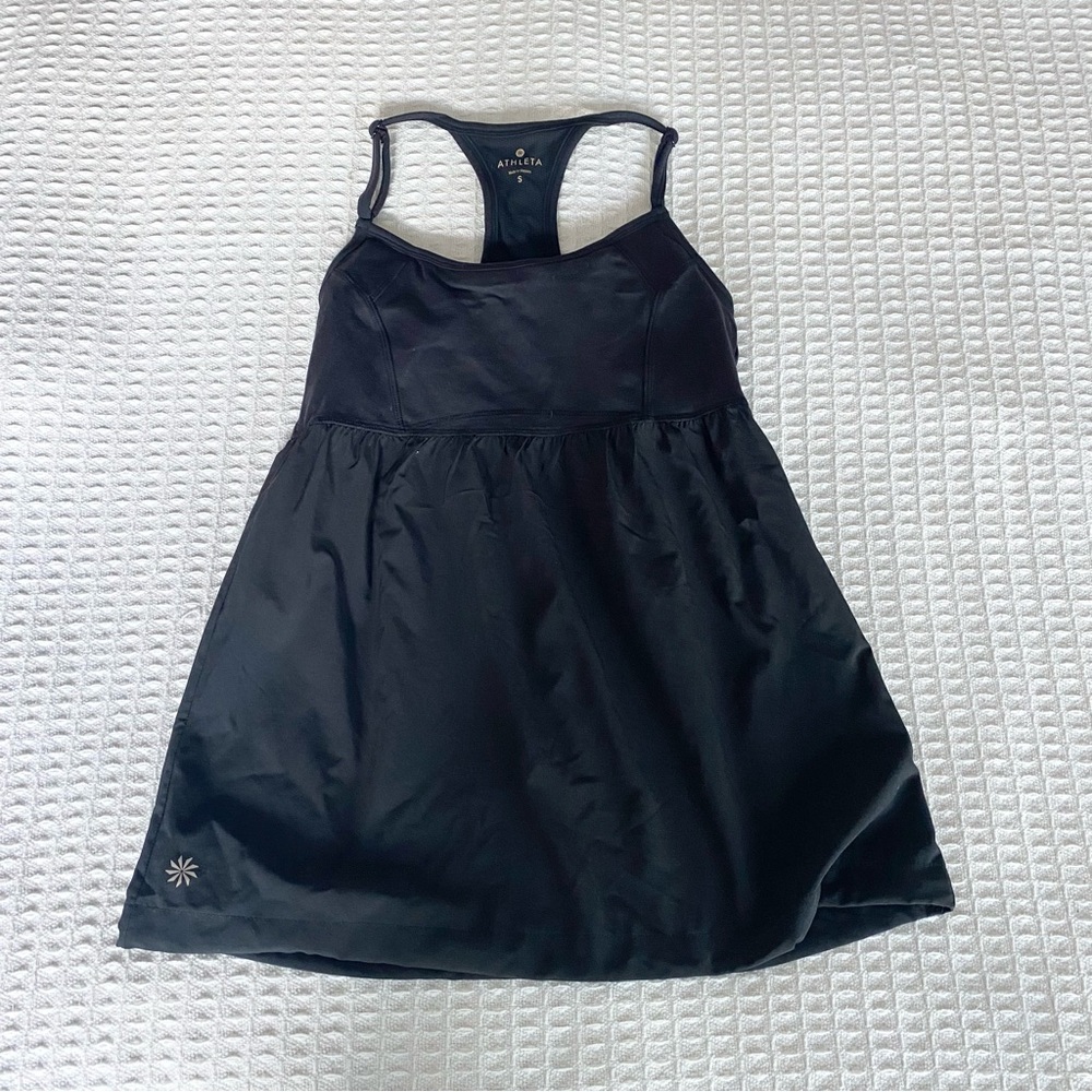 Athleta retreat racerback tank black size small